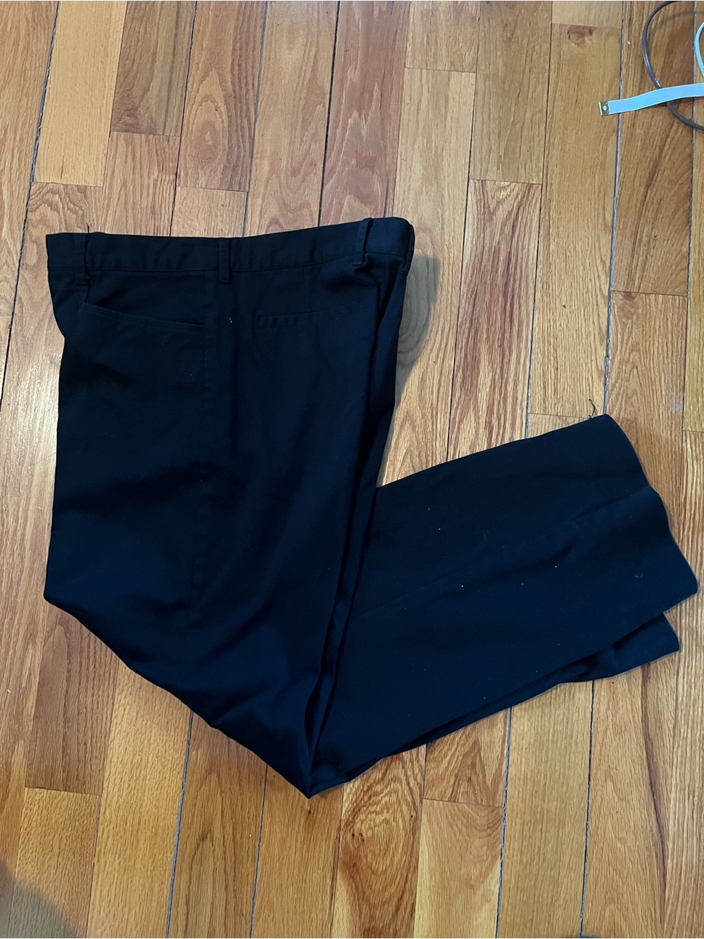 Men's Tailored Black Dress Pants - Sleek Office Wear